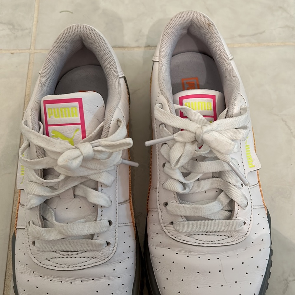 Puma Cali Neon Iced Women’s Sneakers Size 8.5 - Picture 5 of 5